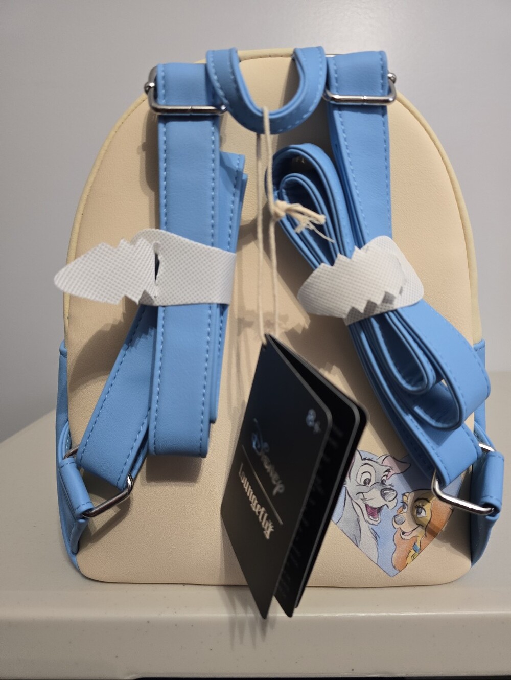 🆕️ Disney Lady and the Tramp Spaghetti Scene Mini Backpack Loungefly - Picture 4 of 4